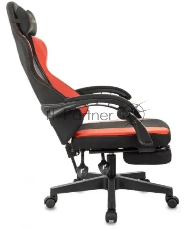 Кресло игровое Zombie Weaver черный/красный