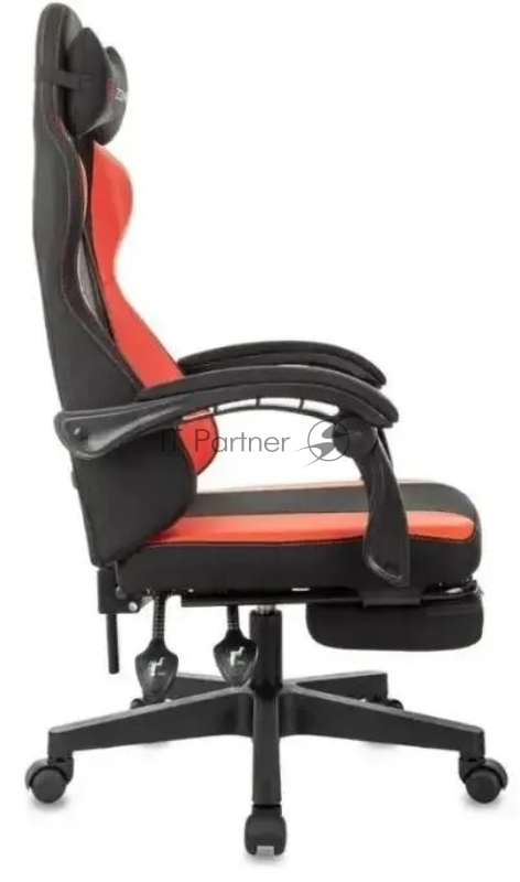 Кресло игровое Zombie Weaver черный/красный