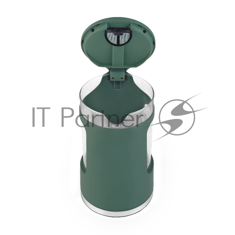 Чайник эл. WILLMARK WEK-1725G (1.7л, пов. на 360град., LED-подсв.,двустенный корпус,2200Вт,зеленый)
