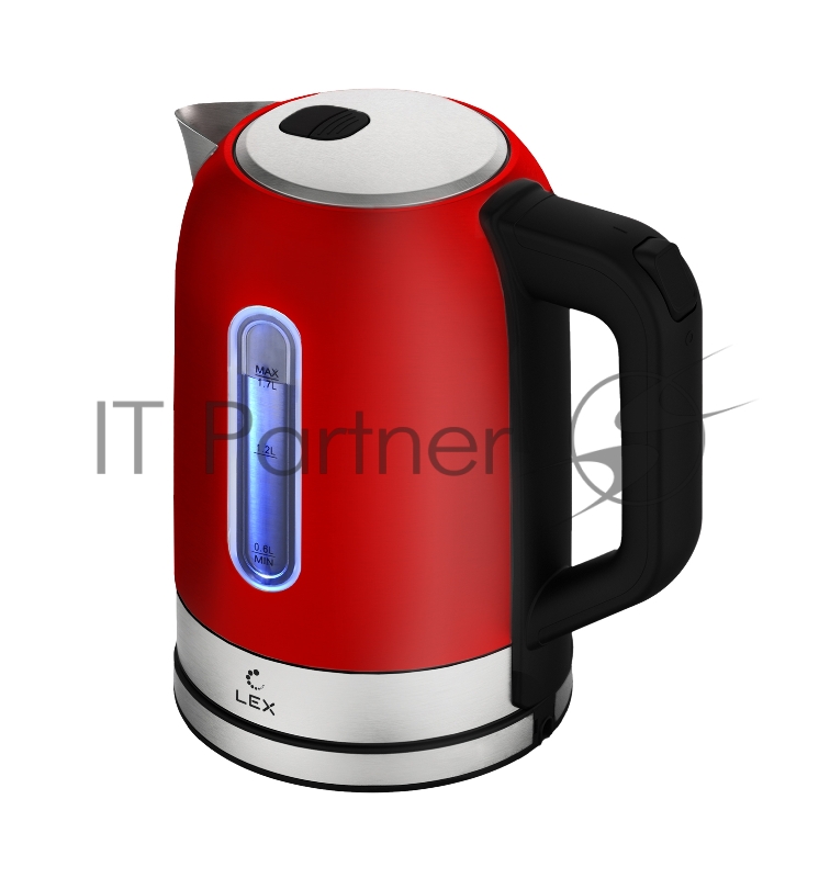 Чайник красный LEX LX 30018-4