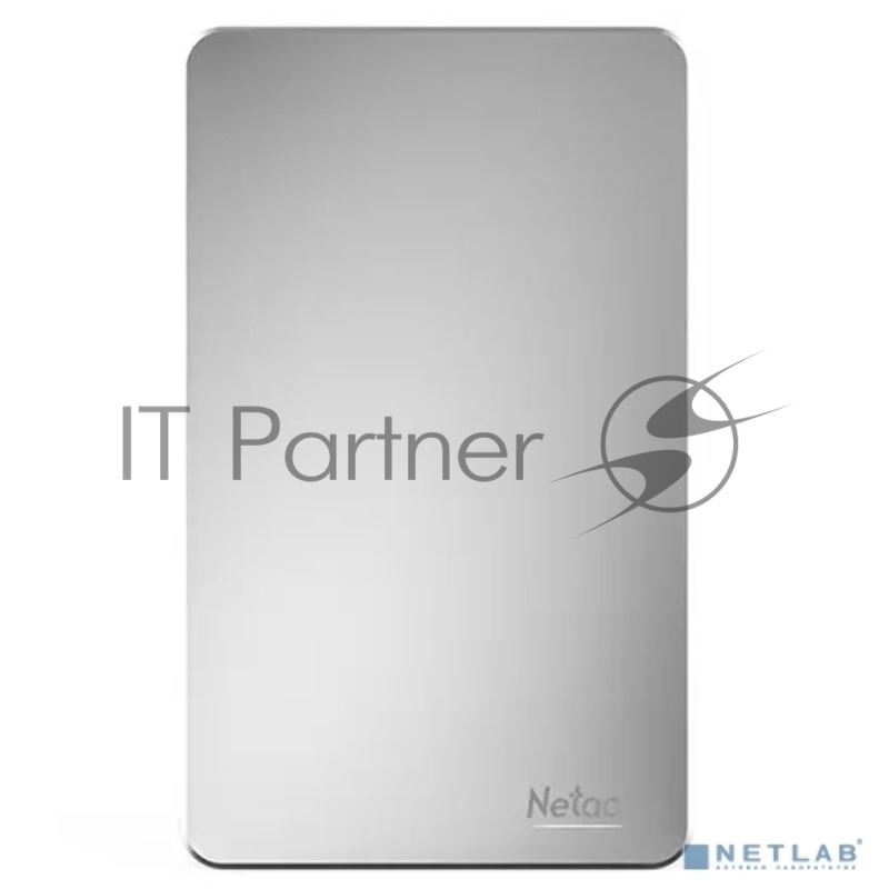 Внешний жесткий диск 2.5 Netac (NT05K330N-001T-30SL) 1Tb K330, micro USB 3.0, алюминиевый корпус, серебристый, retail