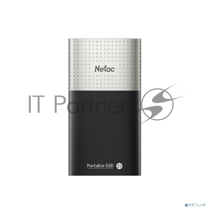 Внешний накопитель SSD External Netac 250Gb Z9 <NT01Z9-250G-32BK> (USB3.2, up to 550/480MBs, 90х47.5х11.5mm, Aluminium+Plastic)
