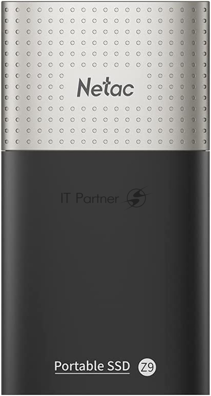 Внешний накопитель SSD External Netac 250Gb Z9 <NT01Z9-250G-32BK> (USB3.2, up to 550/480MBs, 90х47.5х11.5mm, Aluminium+Plastic)