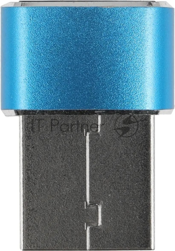 Адаптер Premier 6-071 USB 2.0 A(m) USB Type-C (f) синий (пакет)
