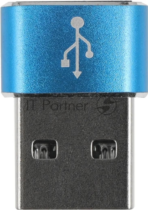 Адаптер Premier 6-071 USB 2.0 A(m) USB Type-C (f) синий (пакет)