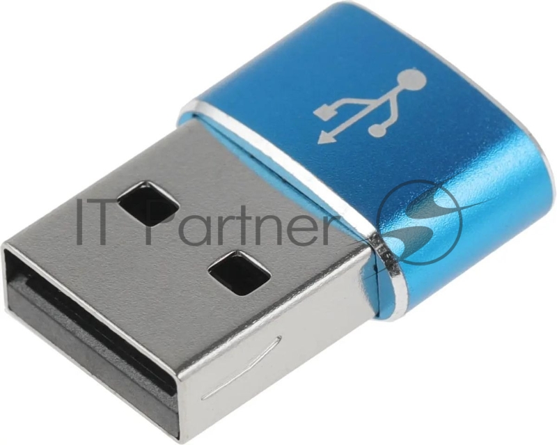 Адаптер Premier 6-071 USB 2.0 A(m) USB Type-C (f) синий (пакет)