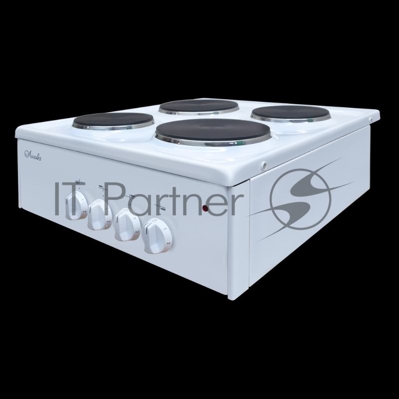 Плита Электрическая Лысьва ПЭН 40М белый ДА эмалированный металл (настольная)