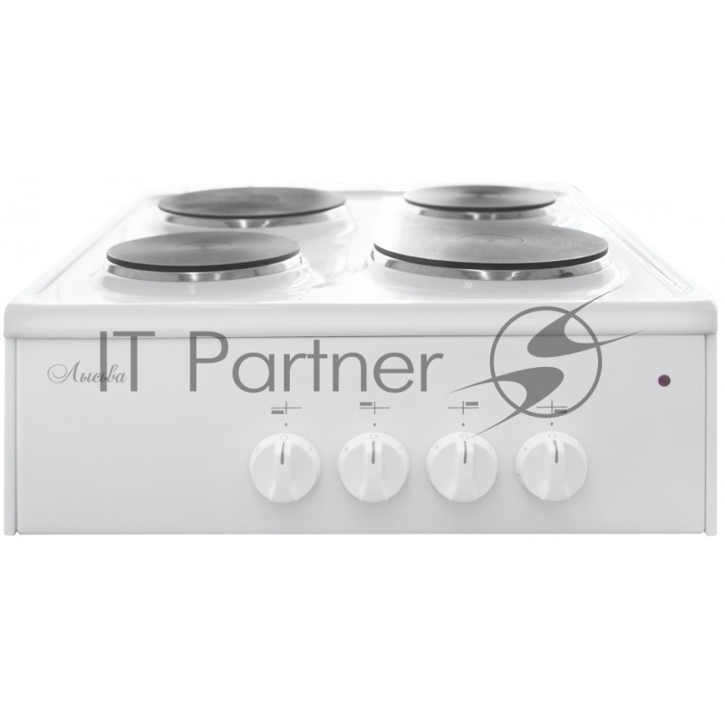 Плита Электрическая Лысьва ПЭН 40М белый ДА эмалированный металл (настольная)