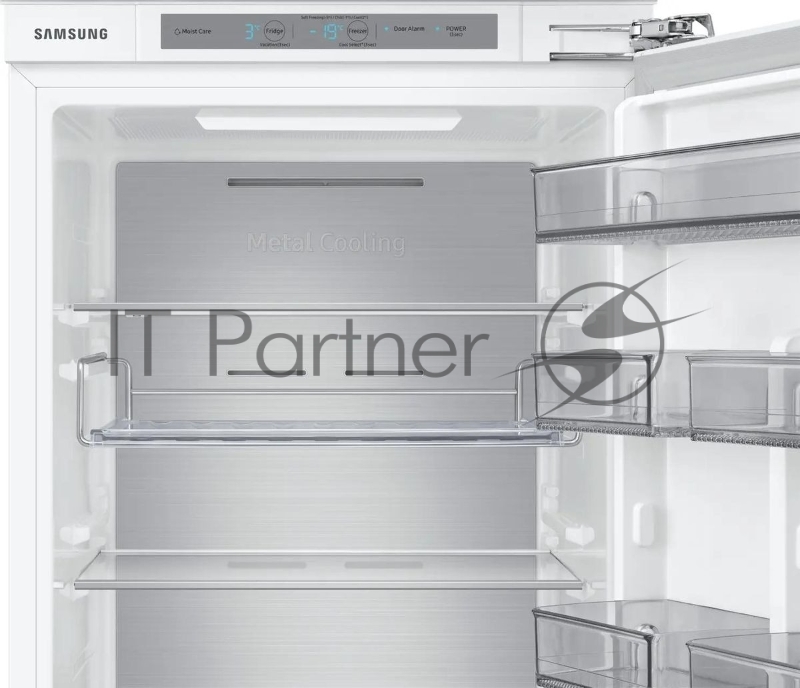 Холодильник Samsung BRB26715DWW/EF белый двухкамерный 190/74л морозилка снизу, No Frost
