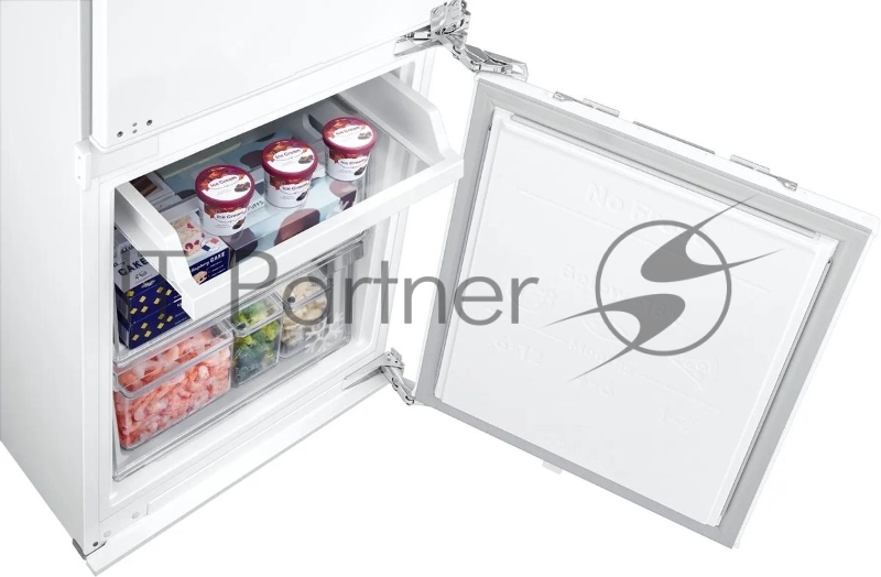 Холодильник Samsung BRB26715DWW/EF белый двухкамерный 190/74л морозилка снизу, No Frost