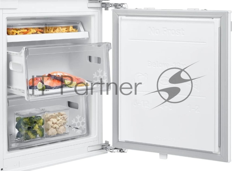 Холодильник Samsung BRB26715DWW/EF белый двухкамерный 190/74л морозилка снизу, No Frost