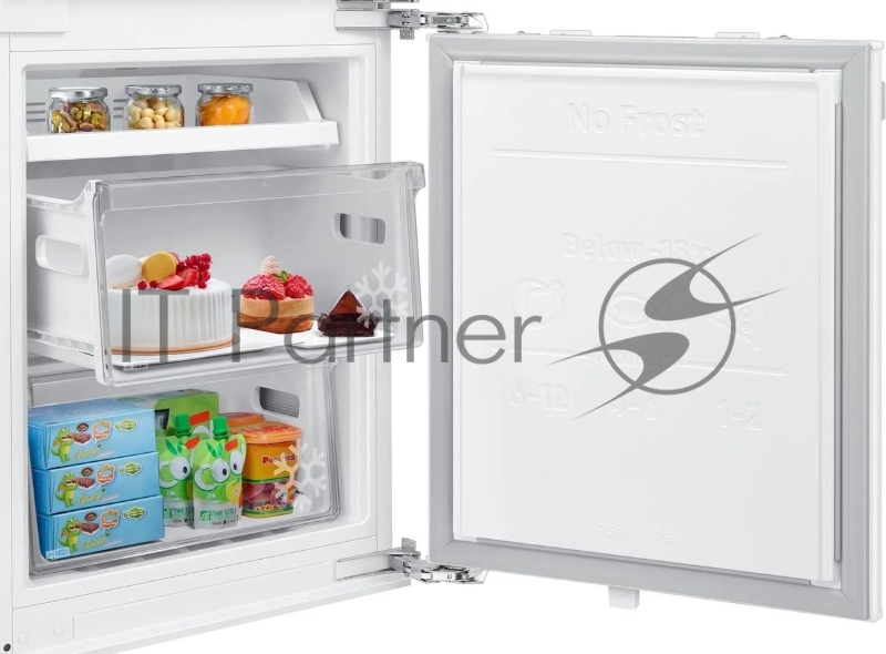 Холодильник Samsung BRB26715DWW/EF белый двухкамерный 190/74л морозилка снизу, No Frost