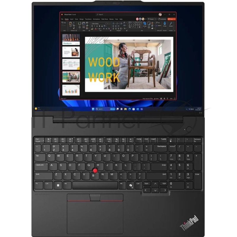 Ноутбук Lenovo ThinkPad E16 G2 Ryzen 5 7535U 16Gb SSD512Gb AMD Radeon 660M 16 IPS WUXGA (1920x1200) noOS black WiFi BT Cam (21M5S03A00)