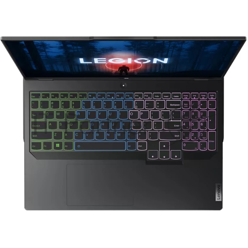 Ноутбук Lenovo Legion Pro 5 16ARX8 Ryzen 5 7645HX 16Gb SSD1Tb NVIDIA GeForce RTX4050 6Gb 16 IPS WQXGA (2560x1600) noOS dk.grey WiFi BT Cam (82WM00FWRK)