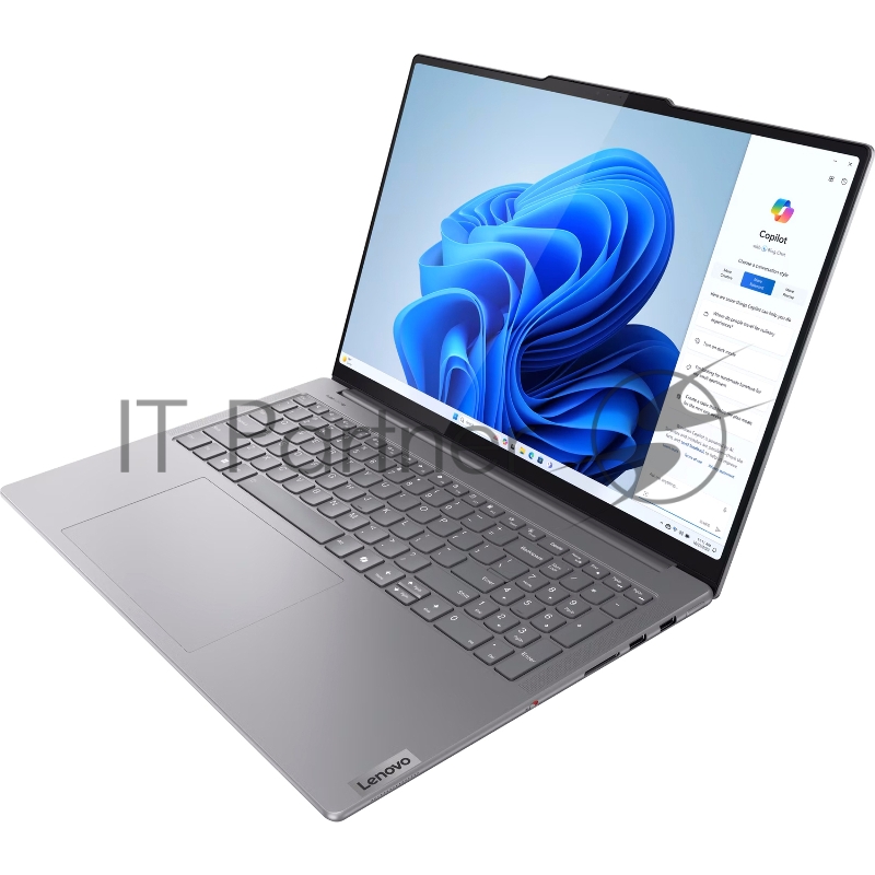 Ноутбук Lenovo Yoga Pro 9 16IMH9 Intel Core Ultra 9 185H 3900MHz/16/3200x2000/32GB/1024 SSD/NVIDIA GeForce RTX 4060 8GB/Wi-Fi/Bluetooth/Windows 11 Home (83DN006DRU) Grey