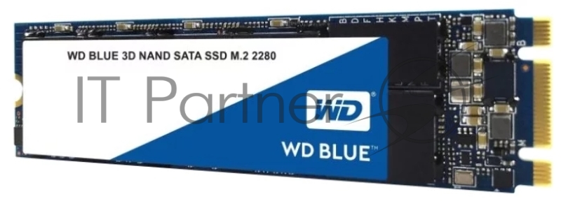 Твердотельный накопитель SSD M.2 500GB WD Blue (R530/W560Mb/s, TLC, SATA) (WDS500G2B0B)