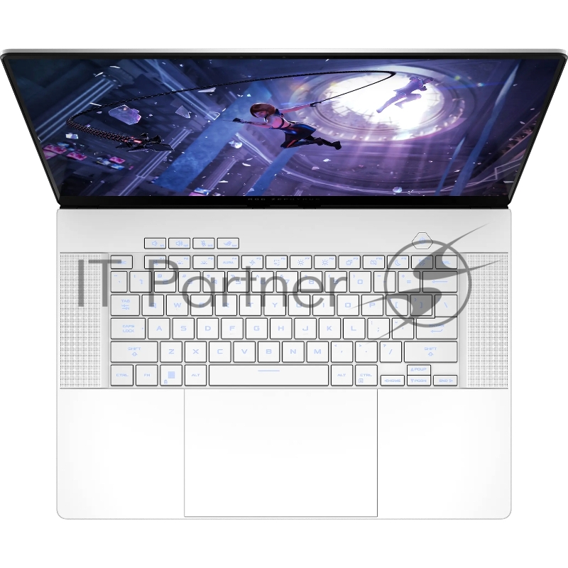 Ноутбук/ ASUS ROG Zephyrus G16 GU605MU-QR109 16(2560x1600 OLED 240Hz)/Intel Core Ultra 7 155H(1.4Ghz)/16384Mb/512PCISSD GeForce RTX4050(6144Mb)/Cam/BT/WiFi/90 1y/1.85kg/Platinum White/DOS + чехол