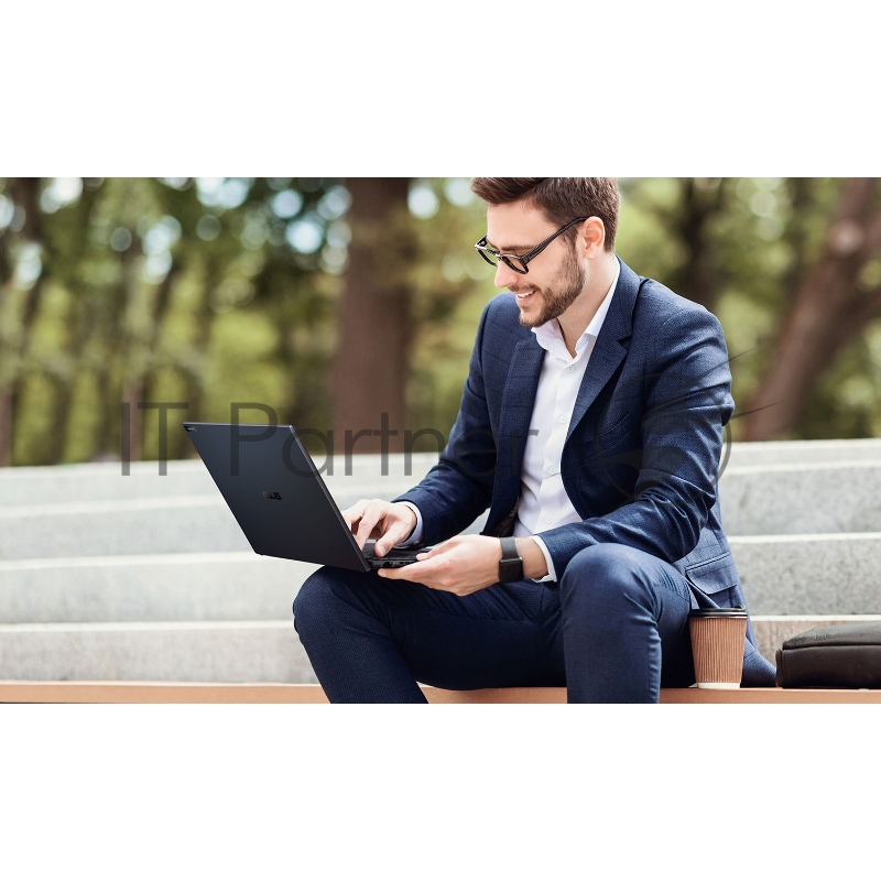 Ноутбук/ ASUS B5404CMA-QN0399 14(2560x1600 (матовый) WVA)/Intel Core Ultra 7 155U(1.7Ghz)/16384Mb/1024PCISS 1y/1.34kg/Star Black/DOS + магн-алюм корп