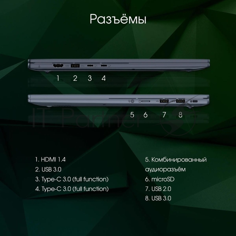 Ноутбук Digma Pro Pactos Core i5 1235U 16Gb SSD512Gb Intel Iris Xe graphics 16 IPS WUXGA (1920x1200) Windows 11 Professional dk.grey WiFi BT Cam 5500mAh (DN16P5-ADXW01)
