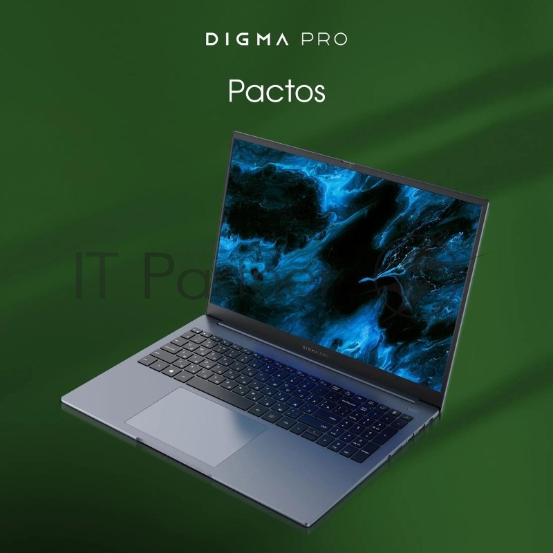 Ноутбук Digma Pro Pactos Core i5 1235U 16Gb SSD512Gb Intel Iris Xe graphics 16 IPS WUXGA (1920x1200) Windows 11 Professional dk.grey WiFi BT Cam 5500mAh (DN16P5-ADXW01)