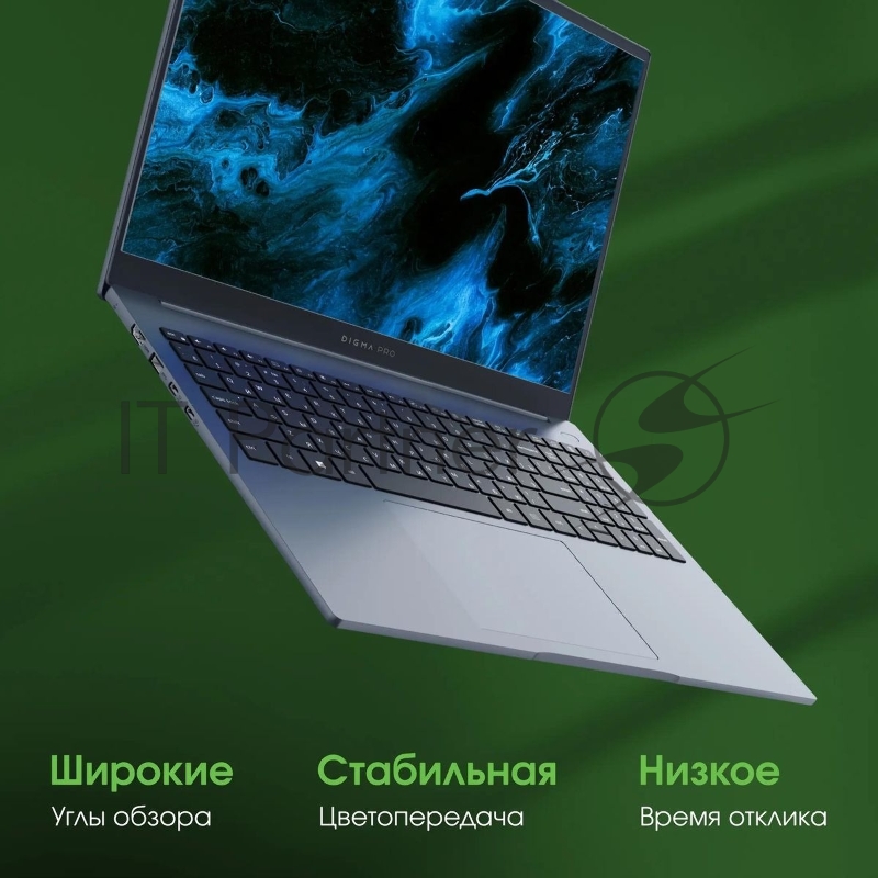 Ноутбук Digma Pro Pactos Core i5 1235U 16Gb SSD512Gb Intel Iris Xe graphics 16 IPS WUXGA (1920x1200) Windows 11 Professional dk.grey WiFi BT Cam 5500mAh (DN16P5-ADXW01)