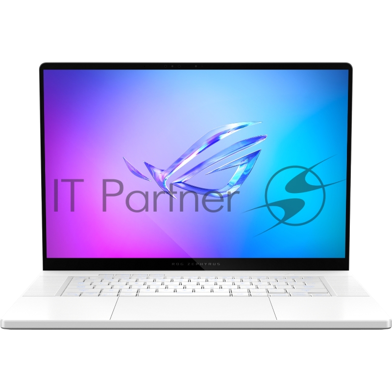Ноутбук/ ASUS ROG Zephyrus G16 GA605WI-QR113W 16(2560x1600 OLED 240Hz)/AMD Ryzen AI 9 HX 370(2Ghz)/32768Mb/1024PCISSDGb GeForce RTX4070(8192Mb)/Cam/BT/WiFi/90 1y/1.85kg/Platinum White/Win11Home + чехол