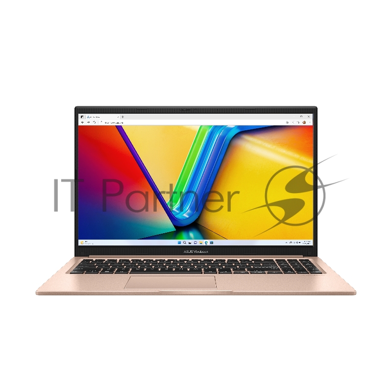 Ноутбук/ ASUS X1504ZA-BQ1415 15.6(1920x1080 (матовый) IPS)/Intel Core i3 1215U(1.2Ghz)/16384Mb/512PCISS UHD Graphics/Cam/BT/WiFi/42WHr/war 1y/1.7kg/Terra Cotta/DOS