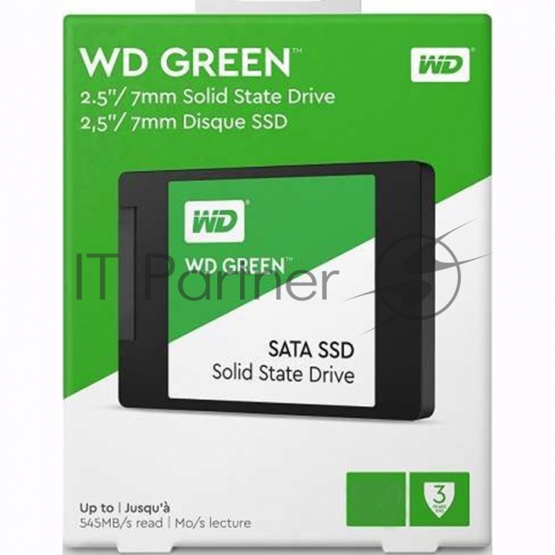 SSD диск 120ГБ 2.5 Western Digital Green WDS120G2G0A (SATA III)