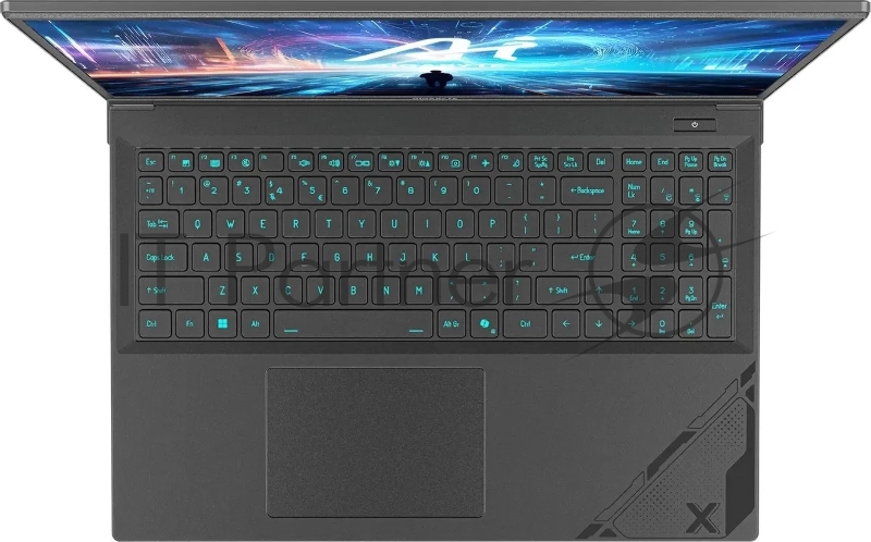 Ноутбук Gigabyte G6X Core i7 13650HX 16Gb SSD512Gb NVIDIA GeForce RTX4050 6Gb 16 IPS FHD+ (1920x1200) Free DOS grey WiFi BT Cam (9MG-42KZ853SD)