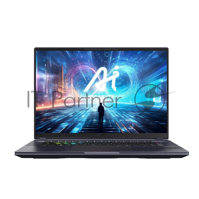 Ноутбук Gigabyte Aorus 16X Core i7 13650HX 16Gb SSD1Tb NVIDIA GeForce RTX4060 8Gb 16 IPS QHD+ (2560x1600) Windows 11 Home grey WiFi BT Cam (9KG-43KZC54SH)