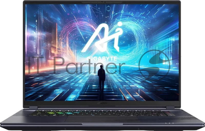 Ноутбук Gigabyte Aorus 16X Core i7 13650HX 32Gb SSD1Tb NVIDIA GeForce RTX4070 8Gb 16 IPS QHD+ (2560x1600) Free DOS grey WiFi BT Cam (9SG-43KZC64SD)