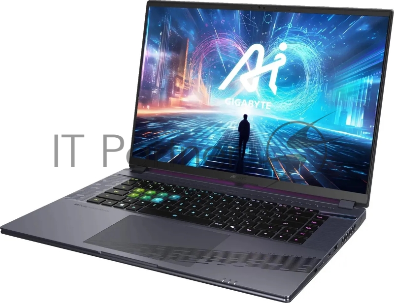 Ноутбук Gigabyte Aorus 16X Core i7 13650HX 32Gb SSD1Tb NVIDIA GeForce RTX4070 8Gb 16 IPS QHD+ (2560x1600) Free DOS grey WiFi BT Cam (9SG-43KZC64SD)