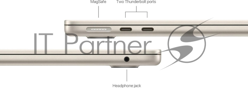 Ноутбук APPLE MacBook Air 13 Starlight (M3/16Gb/512Gb SSD/MacOS) ((MXCU3ZP/A)) нужен переходник на EU