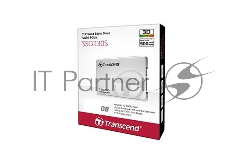 SSD диск 256ГБ 2.5 Transcend SSD230S TS256GSSD230S (SATA III)