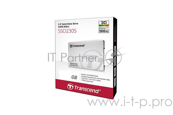 SSD диск 256ГБ 2.5 Transcend SSD230S TS256GSSD230S (SATA III)