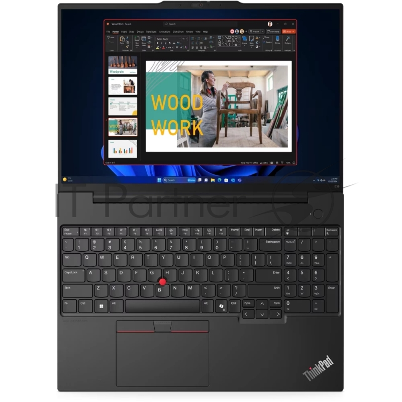 Ноутбук Lenovo ThinkPad E16 Gen 2 Ultra 5 125H 16Gb SSD 512Gb Intel Graphics 16 WUXGA IPS Cam 47Вт*ч No OS Черный 21MBS12V00