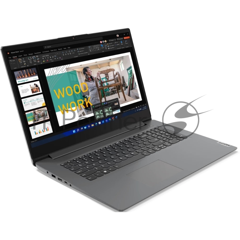 Ноутбук Lenovo V17 G4 IRU i5-13420H 16Gb SSD 512Gb Intel UHD Graphics 17,3 FHD IPS Cam 45Вт*ч No OS Серый 83A2003KRU