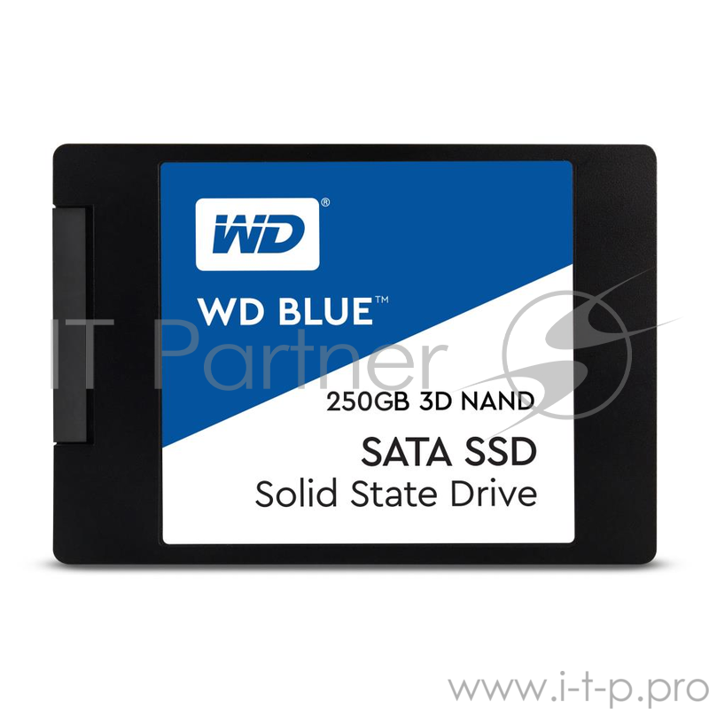 Твердотельный накопитель SSD 2.5 250GB WD Blue (R525/W550Mb/s, TLC, SATA) (WDS250G2B0A)