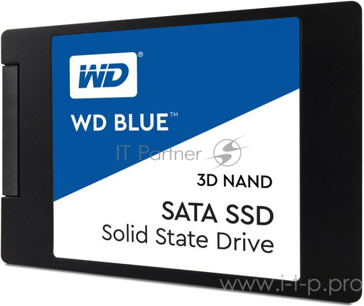 Твердотельный накопитель SSD 2.5 250GB WD Blue (R525/W550Mb/s, TLC, SATA) (WDS250G2B0A)