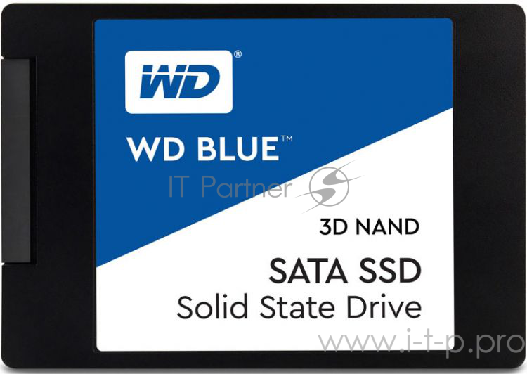 Твердотельный накопитель SSD 2.5 250GB WD Blue (R525/W550Mb/s, TLC, SATA) (WDS250G2B0A)