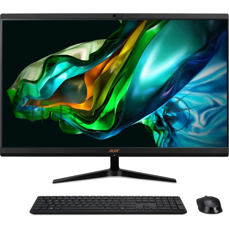 Моноблок Acer Aspire C27-1800 27 Full HD i5 1334U (1.3) 16Gb SSD1Tb UHDG CR Eshell GbitEth WiFi BT 65W клавиатура мышь Cam черный 1920x1080