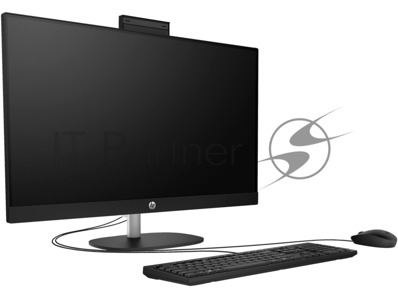 Моноблок/ HP All-in-One 27-cr1004nh 27(1920x1080)/Intel Core Ultra 7 155U(2Ghz)/16384Mb/512PCISSDGb Iris X/Cam/WiFi/war 1y/Jack Black/DOS + Eng kbd, mouse
