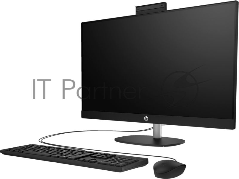 Моноблок/ HP All-in-One 27-cr1004nh 27(1920x1080)/Intel Core Ultra 7 155U(2Ghz)/16384Mb/512PCISSDGb Iris X/Cam/WiFi/war 1y/Jack Black/DOS + Eng kbd, mouse