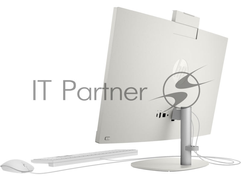 Моноблок/ HP All-in-One 24-cr0252nh 23.8(1920x1080 IPS)/Intel Core i5 1335U(1.4Ghz)/16384Mb/512PCISS Iris X/Cam/WiFi/war 1y/Snow White/DOS + Eng kbd, mouse