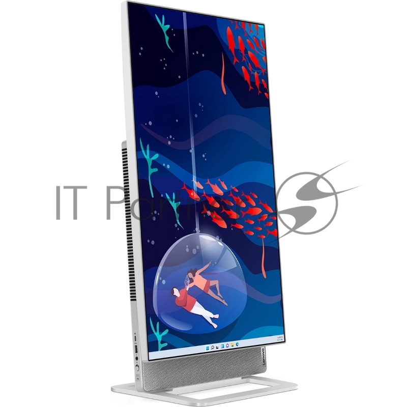Моноблок/ Yoga AIO 7 27APH8 27(2560x1440 IPS)/AMD Ryzen 7 8845HS(3.8Ghz)/16384Mb/1024SSD Radeon 780M/Cam/BT/WiFi/war 1y/16.45kg/cloud grey/Win11Home + RU kbd, mouse WL