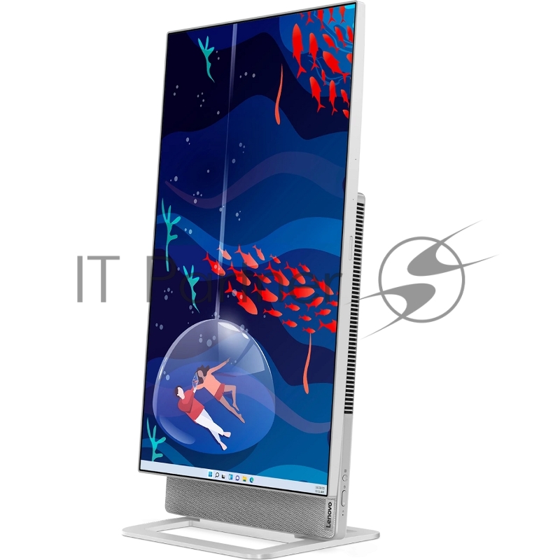 Моноблок/ Yoga AIO 7 27APH8 27(2560x1440 IPS)/AMD Ryzen 7 8845HS(3.8Ghz)/16384Mb/1024SSD Radeon 780M/Cam/BT/WiFi/war 1y/16.45kg/cloud grey/Win11Home + RU kbd, mouse WL