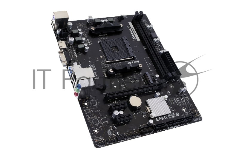 Материнская плата Biostar A520MHP Soc-AM4 AMD A520 2xDDR4 mATX AC`97 8ch(7.1) GbLAN RAID+VGA+HDMI