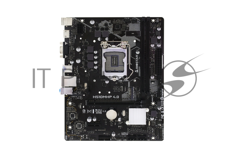 Материнская плата Biostar H510MHP 4.0 Soc-1200 Intel H470 2xDDR4 mATX AC`97 8ch(7.1) GbLAN+VGA+HDMI