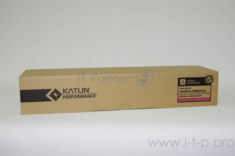 Тонер Konica-Minolta bizhub C353/C353P/ Develop ineo+ 353 красный TN-314M (туба, 364г) Katun