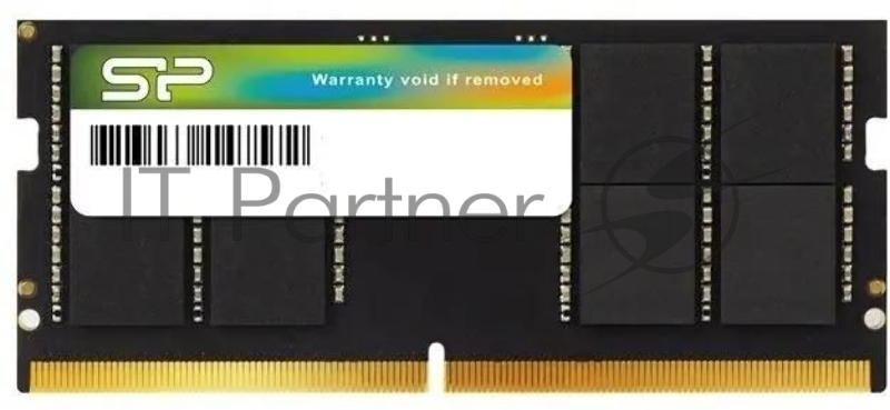 Оперативная память Silicon Power SP032GBSVU520F02, DDR5, 32GB, 5200MHz, RTL, PC5-41600, CL42, SO-DIMM, 262-pin 1.1В kit single rank Ret